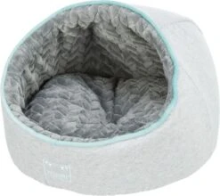 Trixie Hondenmand Iglo Junior Lichtgrijs / Mintgroen - 40X40X27 CM -Hondenbenodigdheden Winkel 1200x1068 2