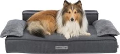 Trixie Hondenmand Sofa Liano Rechthoek Grijs - 100X60 CM -Hondenbenodigdheden Winkel 1200x544