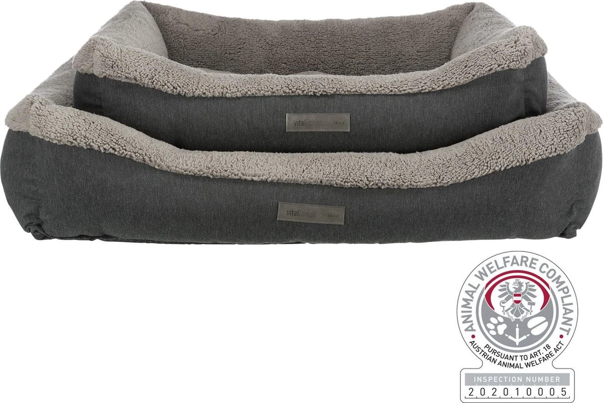 Trixie Hondenmand Bendson Orthopedisch Grijs (90X60 CM) 4 Trixie Hondenmand Bendson Orthopedisch Grijs (90X60 CM) - Afbeelding 4