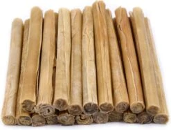 Merkloos Geperste Staaf Voordeelverpakking Van 20 Stuks. 25,4cm 20mm - Kauwstaven - Runderhuid - Snack - Kauwbot - Hondensnacks - Hond - Snacks