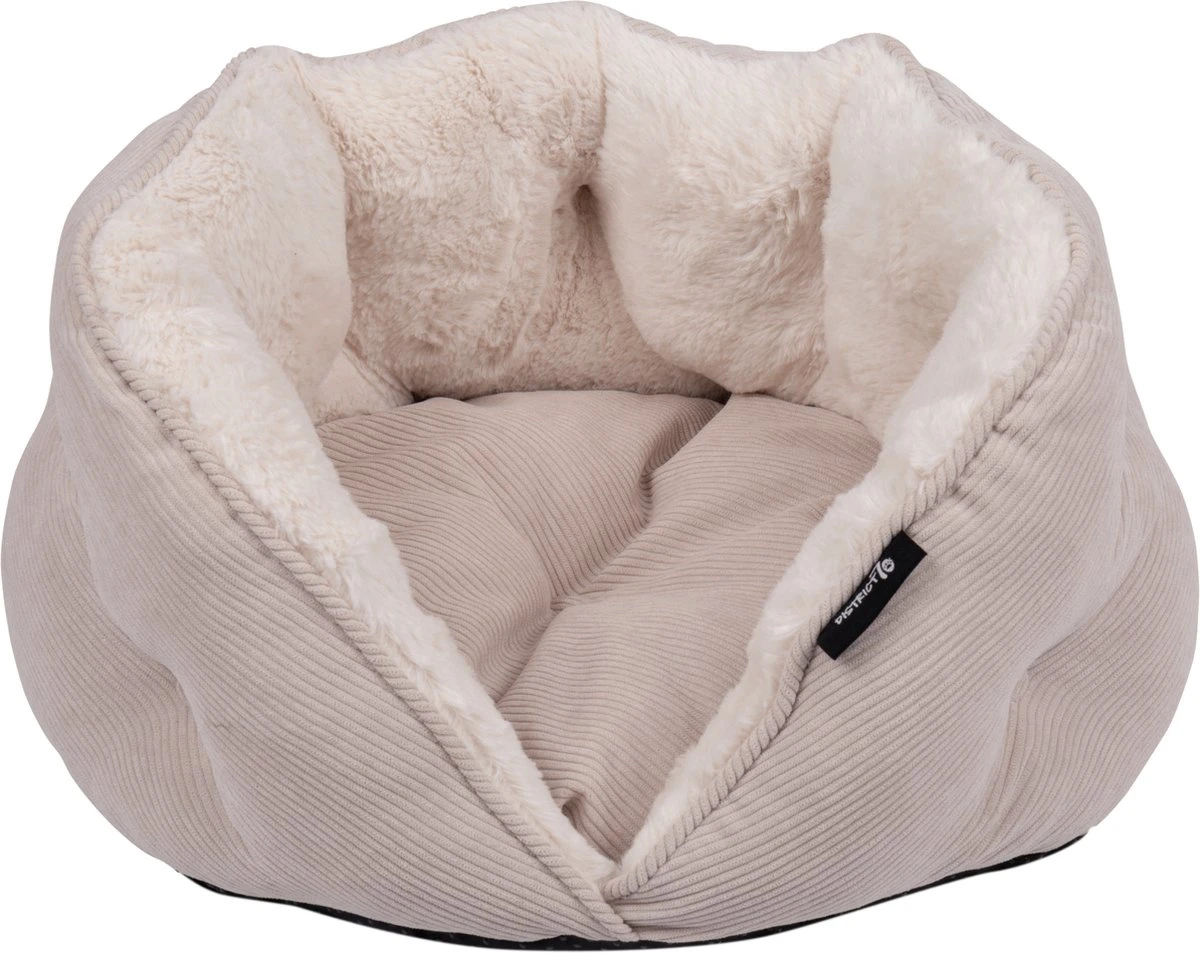 District 70 TUCK - Luxe & Comfortabele Mand Kleine Honden - Terra, Donkergrijs & Zand - 50x50x30 Cm - Zand 15 District 70 TUCK - Luxe & Comfortabele Mand Kleine Honden - Terra, Donkergrijs & Zand - 50x50x30 Cm - Zand - Afbeelding 15