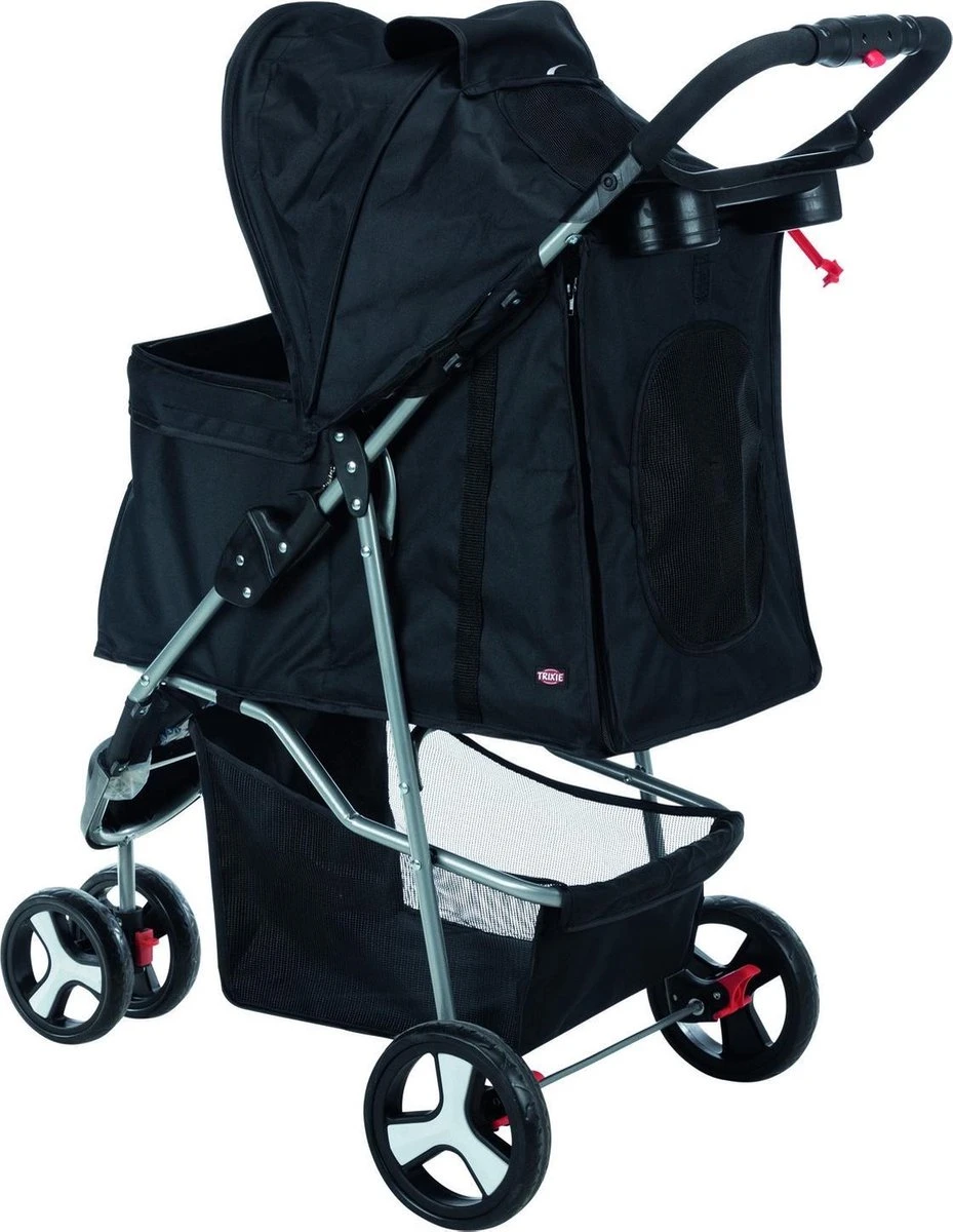 Trixie Hondenbuggy Zwart 80x47x100 Cm | Dierenmand 13 Trixie Hondenbuggy Zwart 80x47x100 Cm | Dierenmand - Afbeelding 13